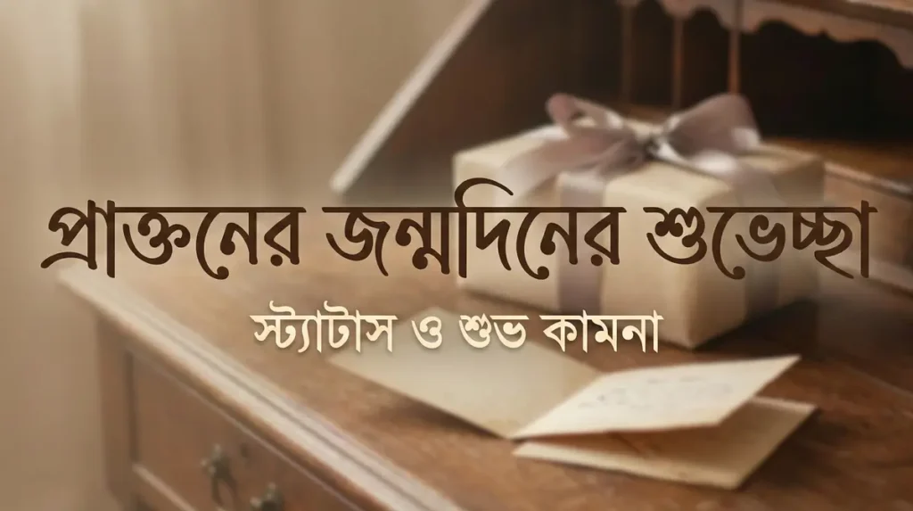 প্রাক্তনের জন্মদিনের শুভেচ্ছা